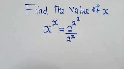 Find the value of x || Olympiad Mathematics ||
