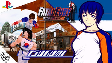 Fatal Fury: Wild Ambition (PS1/Playstation - 1999) - Tsugumi Sendo [Playthrough/LongPlay]