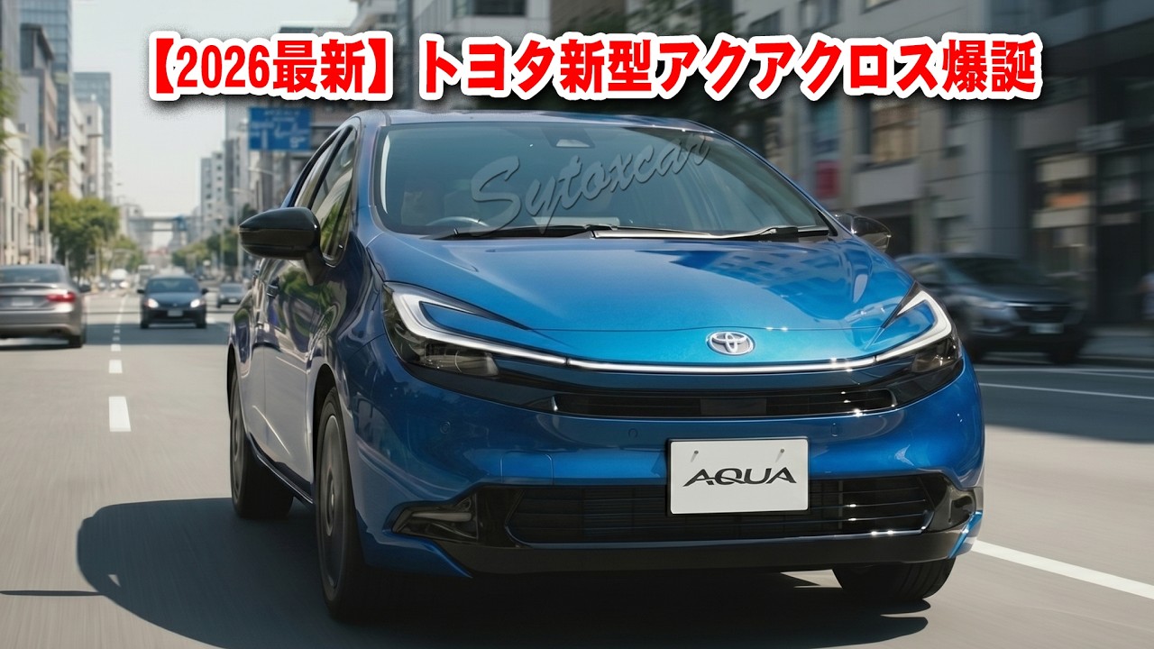 2026 Latest] All-New Toyota Aqua Cross Debuts! The Ultimate SUV