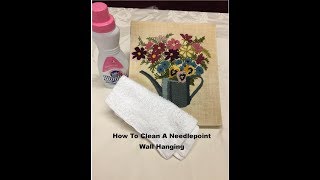 How To Clean A Needlepoint Wall Hanging screenshot 4