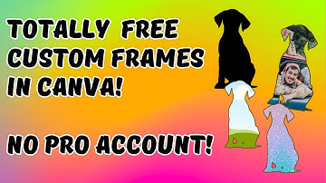 Custom Canva Frames NO Pro Account Needed - Canva Tutorial