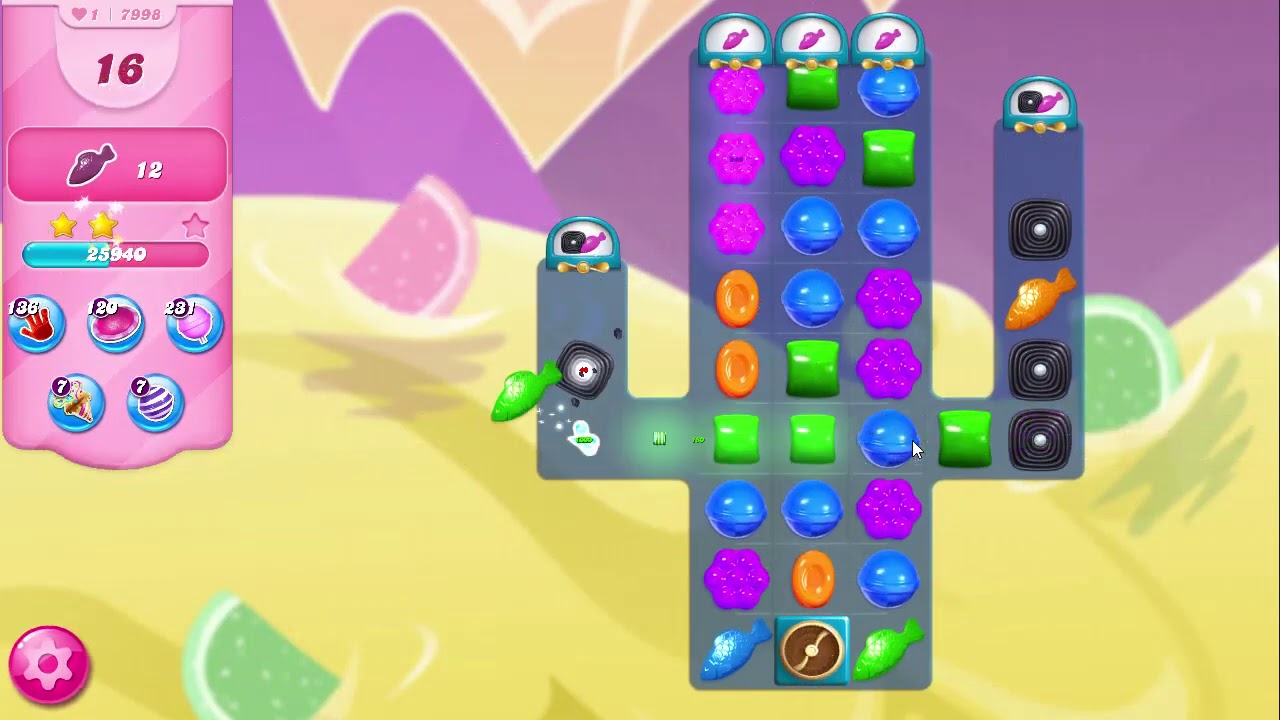 Candy Crush Saga LEVEL 7998 NO BOOSTERS - YouTube