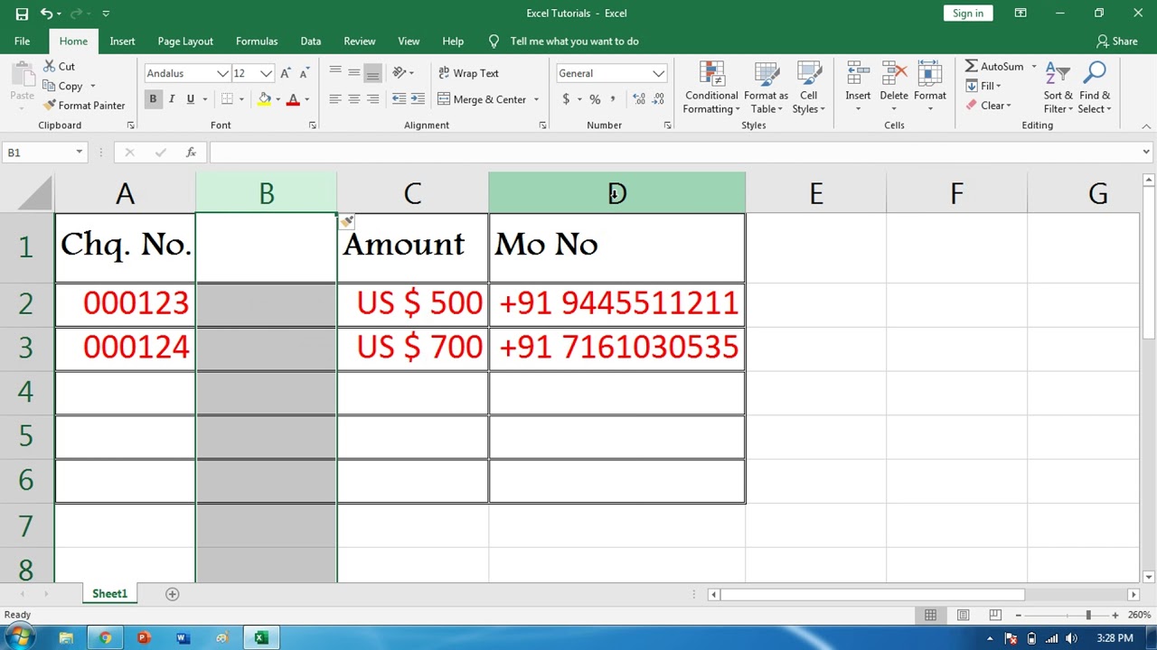 How to Move Row and Column with Data in Excel - YouTube