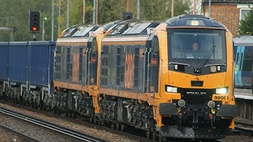 First Class 99s in Kent! - GBRf Class 99001 and 99002 at Tonbridge for the first time!