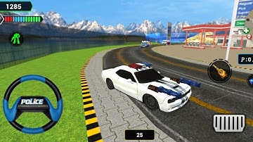 Police Helicopter Robot Car 3D games play cartoon Android driving game