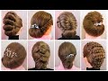 8 Beautiful Hairstyles for SHORT HAIR 💖 EASY Updo Hair Tutorial 💖 Coiffures de soirée/mariage