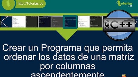 arrays – visual c++ (ordenar matriz por columnas ascendentemente)
