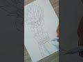 How to Draw Gogeta Blue #dragonball #gogetablue #shorts
