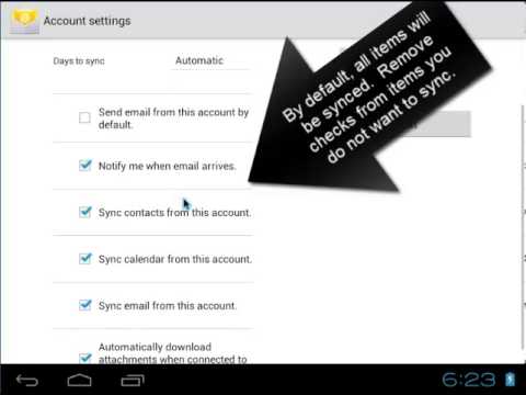 How to set up your STM hosted e-mail on Android OS