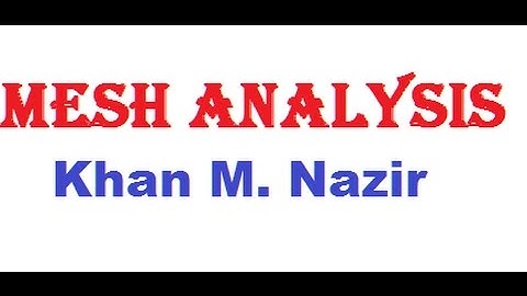 Mesh Analysis || Example 3.5 || LCA 3.4(1)(English) ||(Alexander & Sadiku)