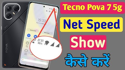 Tecno pova 7 5g me net speed show kaise kare/Tecno pova 7 5g net speed setting/data speed