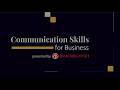 CCS Professional Communication Course Trailer