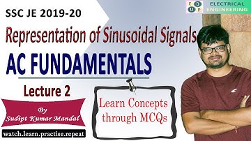 Lec02 l AC Fundamentals l Representation of Sinusoid l SSC JE l Learn through MCQ #stayhomestaysafe