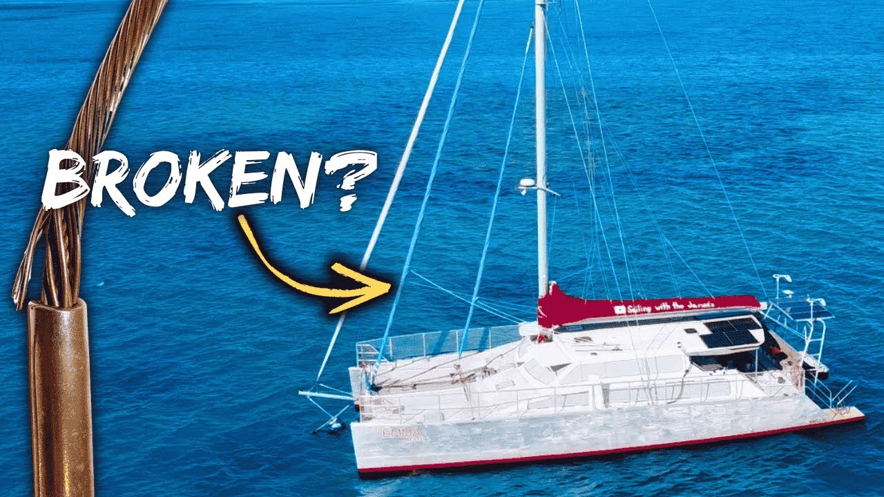 ⁣The Sound No Sailor Wants to Hear…Did we just SNAP OUR FORESTAY? | Sailing with the Jameses (Ep.134)