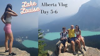 Alberta Vlog Day 5-6 | Lake Louise, Lake Agnes, Mirror Lake, Small Beehive, Horseshoe Canyon