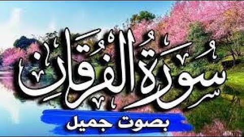قراءة عطرة من سورة الفرقان بصوت القارئ نور الدين