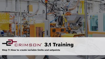 Crimson 3.1 Training - How to create variable limits and setpoints