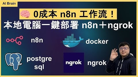 0 成本 n8n 工作流，本地電腦 3 分鐘一鍵部署 n8n＋ngrok 幫你服務公開存取｜docker compose 馬上搞定｜🧠 省力知識庫｜EP-15 免費模板