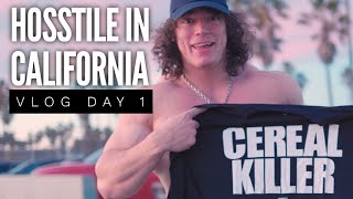 CALIFORNIA VLOG DAY 1 | Fouad Abiad, Sam Sulek \& Ben Chow | Hosstile Supplements