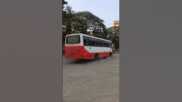 MSRTC Bus Shindkheda Borivali Route Entrance Borivali Nancy Colony Depot #shorts