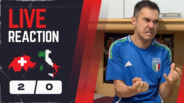 Drammatica live reaction 🤮😱🔥 Svizzera-Italia 2-0