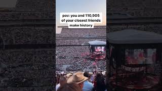 George Strait makes concert history with largest attendance ever #shorts #countrymusic #concert