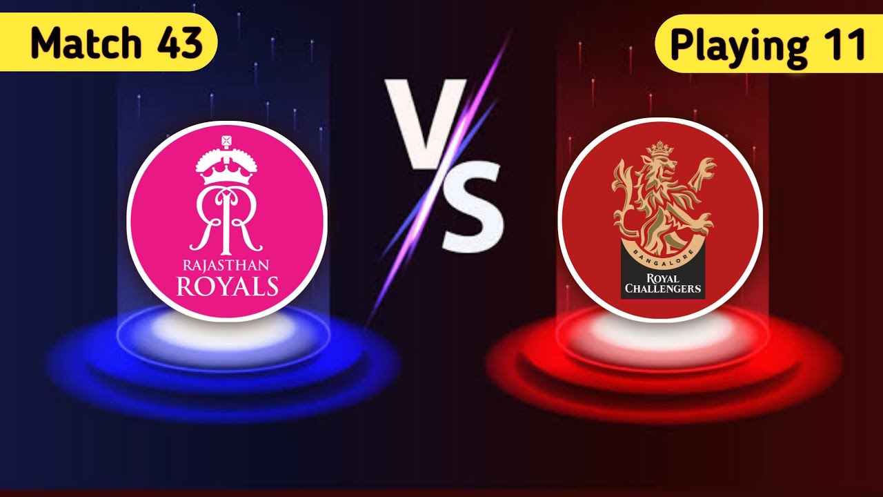 Bangalore vs Rajasthan match confirm playing 11, RCB vs RR 43rd match playing 11, IPL 2021.