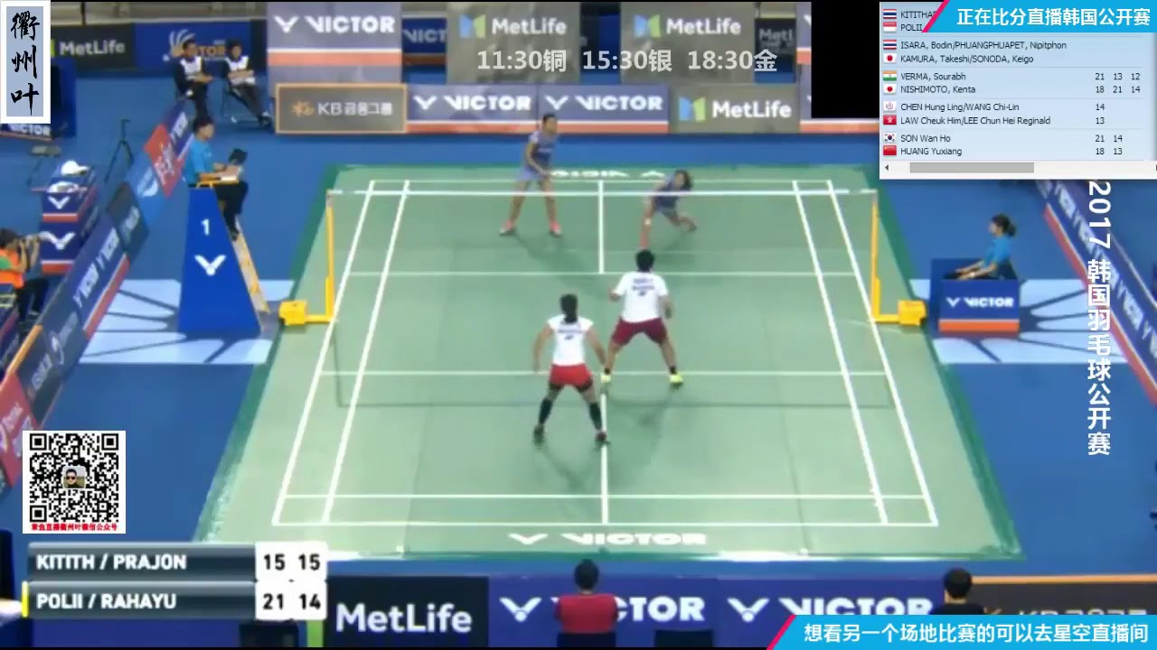 Korea Terbuka 2017 Ke Babak 2 Greysia Apriani Balas Kekalahan dari Pasangan Thailand - YouTube