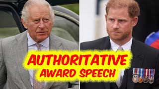 Prince Harry impresses King Charles with his 'authoritative' award speech