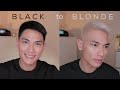 DIY Platinum Blonde for Men | Dark Hair to Blonde