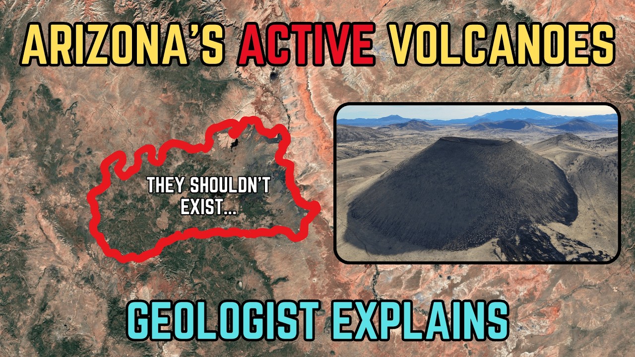 Геология кратера Сансет и вулканического поля Сан-Франциско — действующие вулканы Аризоны.