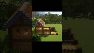 survival house with tree house #minecraft #viral #build #minecraft