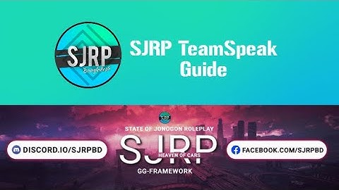 How to install & setup teamspeak for SJRP