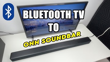 Onn Soundbar : How to Connect to TV Using Bluetooth (No Cable Needed)