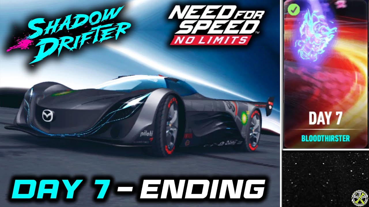 NFS No Limits | Day 7 - ENDING - Mazda Furai | Shadow Drifter - YouTube