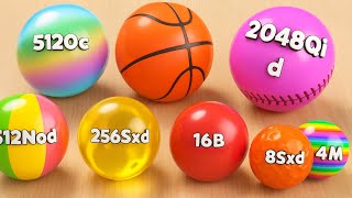 🔴 Blob Merge 3D Jelly 2048 🆚 Lucky Balls | ASMR Merge Puzzle Gameplay Walkthrough Android iOS 🎮Ep-66 screenshot 5