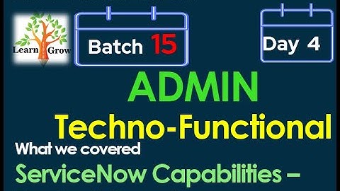 CSA Admin Batch15 | Day 4 | ServiceNow Capabilities & Products #Shorts #Short