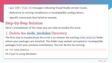 Resolving node-gyp rebuild Errors During npm install in React Native Projects
