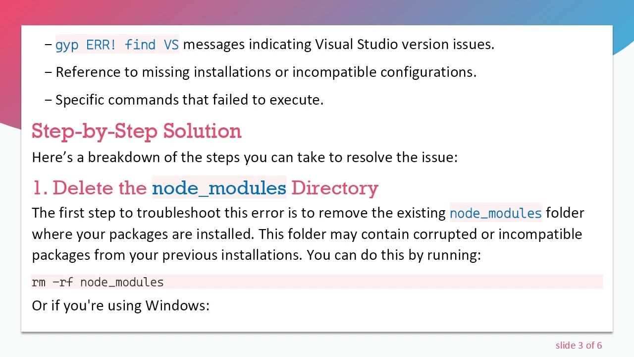 Resolving node-gyp rebuild Errors During npm install in React Native Projects