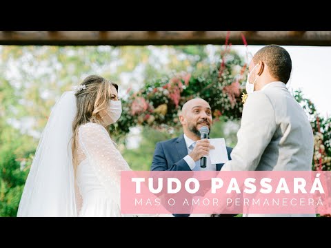 Casamento Patrícia & Moisés - uma mensagem de amor para os dias de incertezas.