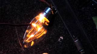 H.V Corrona in a bulb