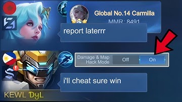 I PRETEND USING CHEAT THEN SHOWING THEM INSANE DAMAGE ON JOHNSON!!🔥 - MLBB