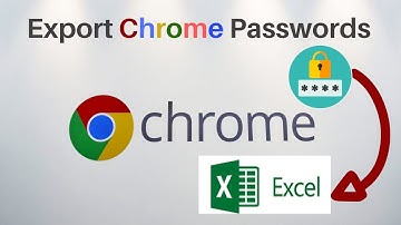 How to export passwords from Chrome