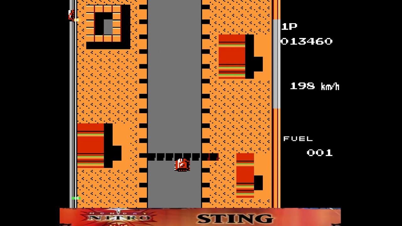 Panzer Race (Road Fighter Famicom hack)