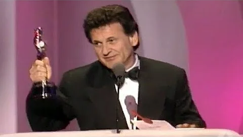 Joe Pesci winning an Oscar for "Goodfellas"