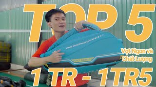 Top 5 Vợt Cầu Lông 1 Triệu - 1 Triệu 5 Đánh Ngon và Chất Lượng Nhất Năm 2022