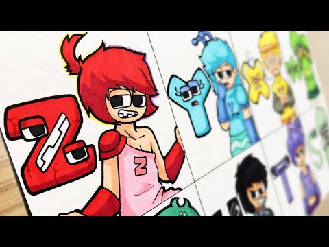 Drawing]Alphabet Lore but it's Reverse [Real Life] / Humanized Alphabet Lore  