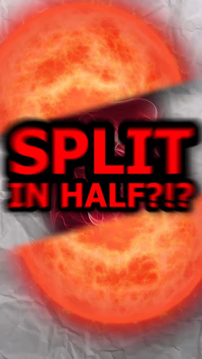 This Star SPLIT in Half! 🤯 #space #shorts #science #star