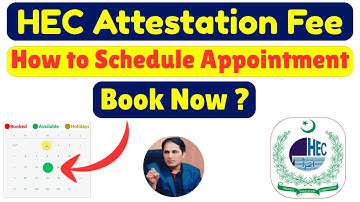 HEC attestation fee, how to pay | how to book an appointment | HEC schedule your appointment