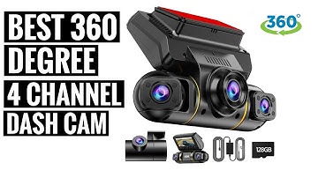 LAMTTO 360 Degree View 4 Channel Dash Cam | Unboxing, Installation & Footage Review